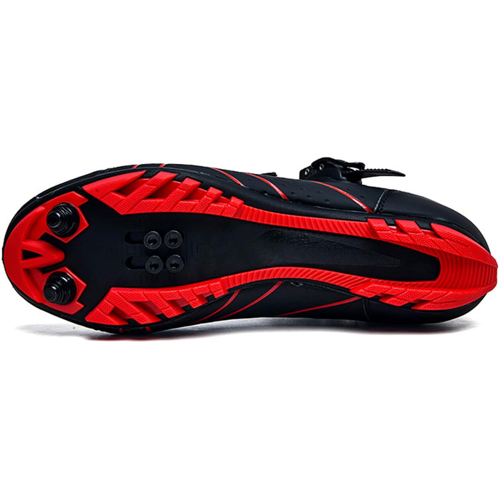 Чоловічі велотуфлі MTB для катання по бездоріжжю, сумісні з SPD, для їзди в приміщенні та на вулиці, з швидкою шнурівкою (47 EU, C)