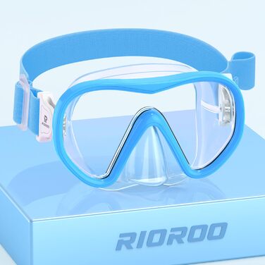 Дитяча маска для плавання Taucherbrille Kinder (A2-Blue) 4-6 років: панорамна, антифог, антипротікання