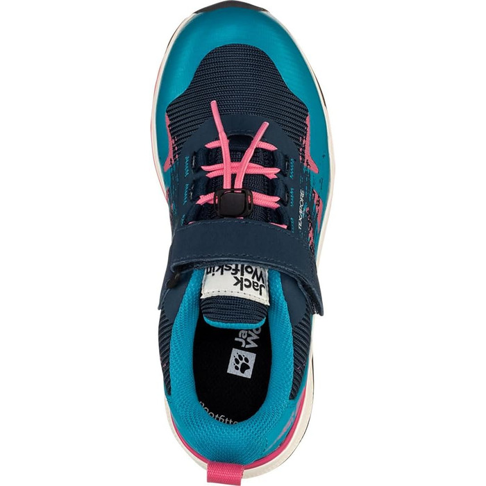 Черевики туристичні Jack Wolfskin Vili Hiker Texapore Low для дітей, 34 EU, Dark Sea