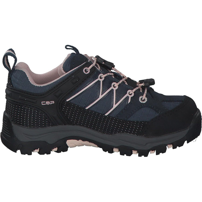 CMP Kinder Rigel Low Trekking Shoe Wp, Черевики для трекінгу CMP Kinder Rigel Low, Розмір 38, Колір: Asphalt-Rose