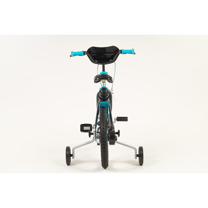 Дитячий велосипед Kinderfahrrad Blue Ice 16 дюймів зі стабілізаторами та пляшкою для води, 5-7 років