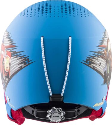 Дитячий набір Alpina Disney: лижний шолом і маска Cars, 51-55 см, безпечний та якісний