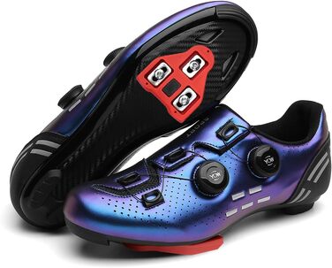 Велосипедні шкарпетки для чоловіків та жінок, шосейні велосипеди, сумісні з SPD/SPD-SL/Look Delta Klicksystem, велоспорт для спінінгу, шосейні велосипеди 38 EU, синій