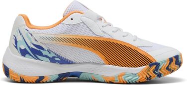 Кросівки тенісні PUMA Nova Court Unisex 42 EU (Білий, Чорний, Синій)