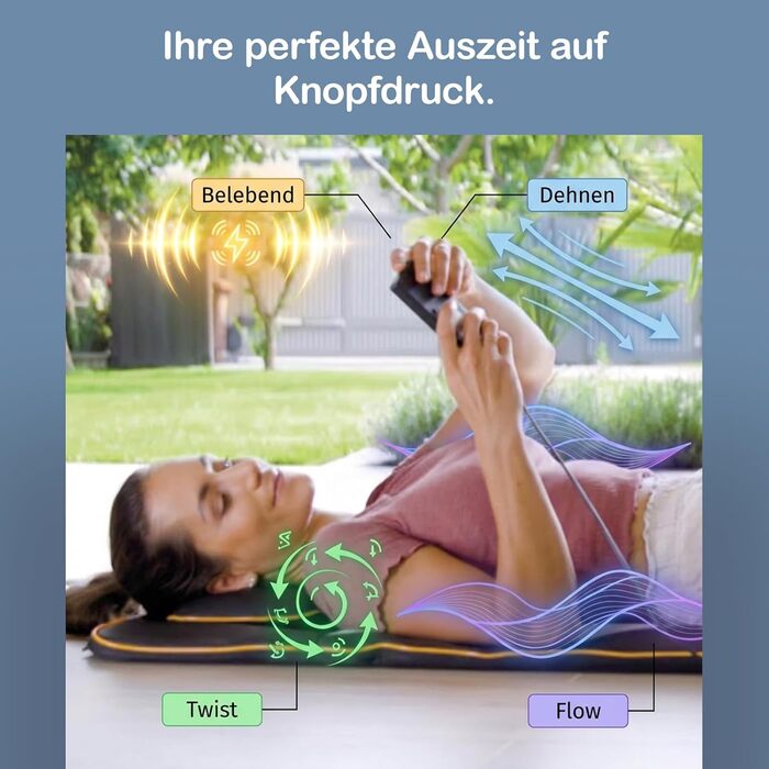 Belena Active Pro - електричний масажер для ніг з інфрачервоним нагрівом та 6 ротаційними насадками (Shiatsu масажна матрац)