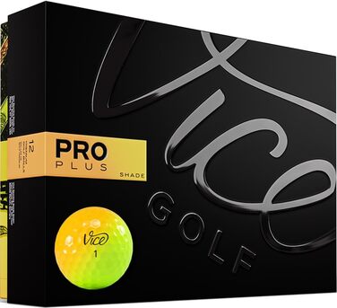 Гольф-м'ячі Vice Pro Plus, жовті/помаранчеві