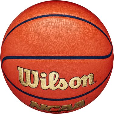 Баскетбольний м'яч Wilson NCAA Legend №7, помаранчево-золотий, для дорослих, універсальний
