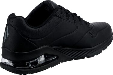 Кросівки Skechers 45 EU, чорний колір, підошва Duraleather, чорна окантовка