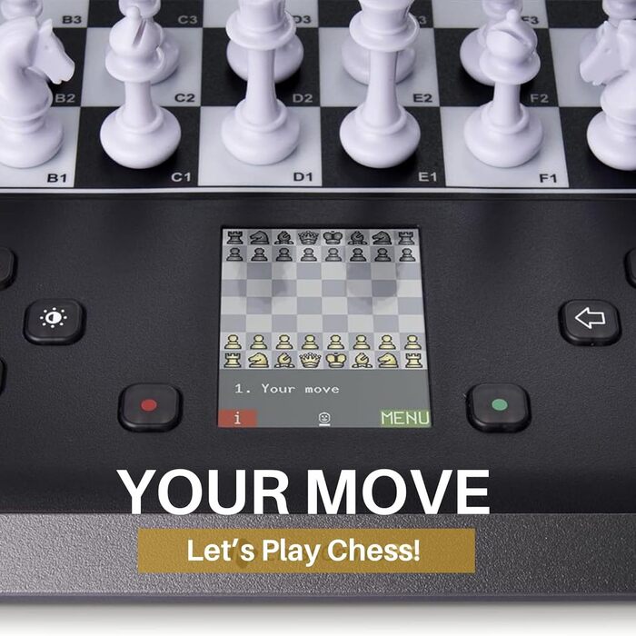 Шаховий комп'ютер MILLENNIUM ChessGenius Pro 2024 M815 — ідеальний електронний шаховий комп'ютер для любителів і професіоналів, з оновленим процесором, функцією навчання та зручним управлінням