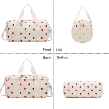 Сумка для балету для дівчаток, танцювальна сумка, дитяча сумка з дизайном полуниці, спортивна сумка для дівчаток, дитяча сумочка