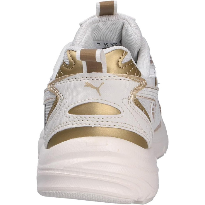 Кросівки PUMA Milenio Tech для жінок, 38 EU, Vapor Gray, Puma Gold, Warm White