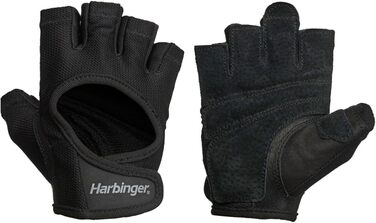 Рукавички для важкої атлетики Harbinger Unisex, чорного кольору, великого розміру