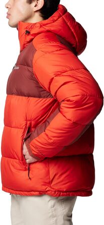 Куртка Columbia Pike Lake 2 Hooded Jacket чоловіча, червоно-пряна (S) - легка степлена куртка з капюшоном