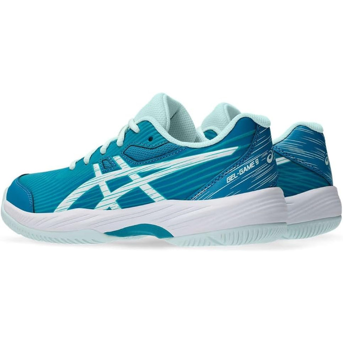 ASICS Gel-Game 9 GS - дитячі кросівки для тенісу (37 EU, Aquamarin/White)