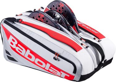 Сумка для падельної ракетки Babolat Pro Juan Lebron 2025, біло-срібляста