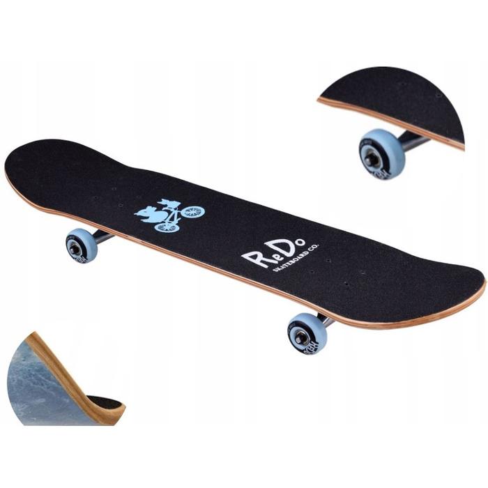 Дерев'яний скейтборд ReDo Gallery Pop, навантаження до 100 кг, SP0743