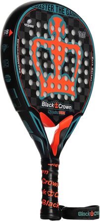 Падель ракетка Black Crown Special 16K, краплеподібна, рифлена поверхня, потужність, 355 г, рама 38 мм, 80% карбон, для просунутих
