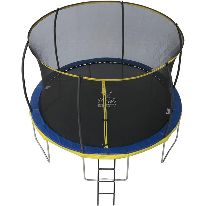 Трамплін для саду Zero Gravity Ø 183-427 см - TÜV сертифікований, з драбиною, стійкий до вітру, відеоінструкція