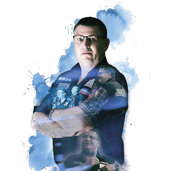 Дартс Unicorn Gary Anderson 21 г срібний для чоловіків