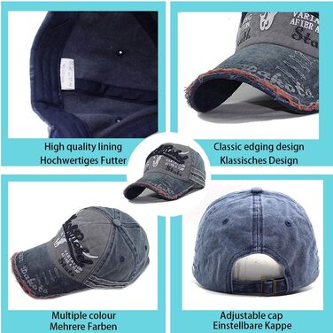 Кепка-бейсболка CheChury унісекс вінтажна, регульована кепка для гольфу та спорту, однорозмірна, колір хакі