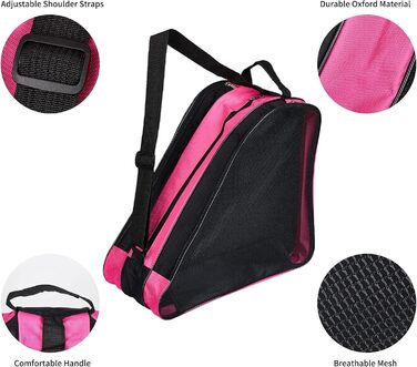 Сумка для роликових ковзанів MXiiXM, дихаюча, з регульованим плечовим ременем, для жінок, чоловіків, дітей та дорослих, аксесуари для роликів