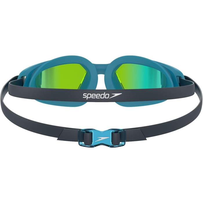 Дитячі плавальні окуляри Speedo Hydropuls, антифог, регульовані, не протікають, універсальний розмір, синьо-жовті