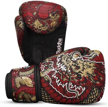Боксерські рукавички Buddha Fight Wear Dragon - для тренувань та спарингу, Муай Тай, кікбоксинг, фітнес, чоловічі та жіночі, різні кольори, вага 300/350/360 г