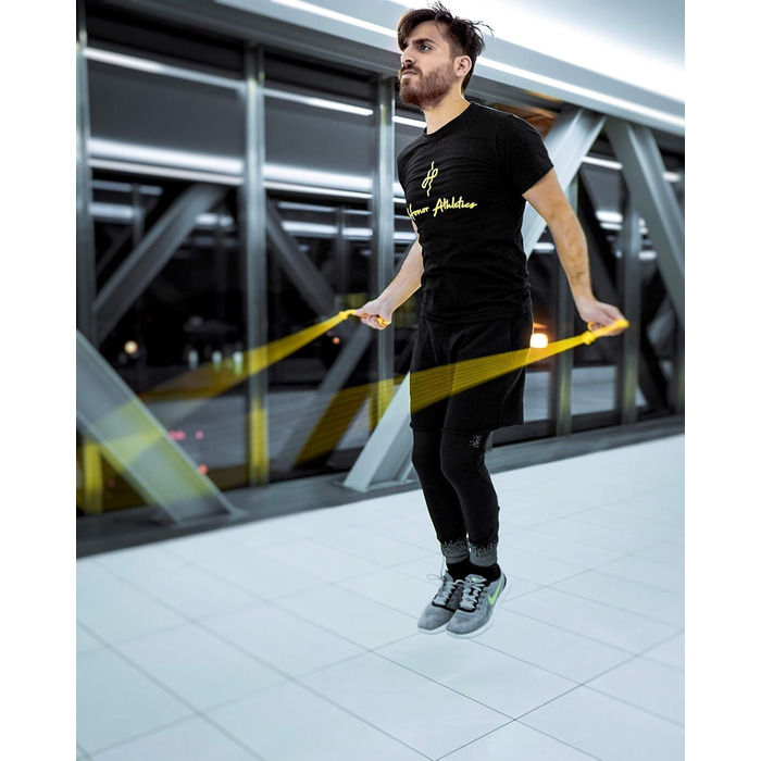 Скакалка HONOR ATHLETICS - Ідеальний для Double Unders, боксу, MMA. Регульована довжина до 3 метрів. Білий.