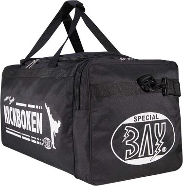 Спортивна сумка BAY XL для кікбоксингу, муай-тай, тренувань, чорна, 70x32x30 см
