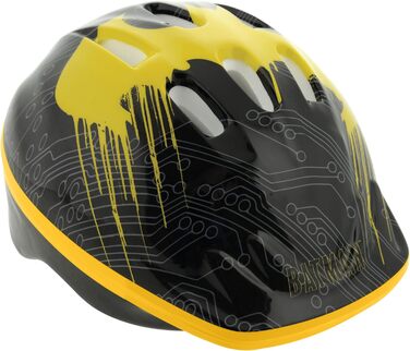 Дитячий захисний шолом BATMAN M003212, розмір 48-52 см, чорний