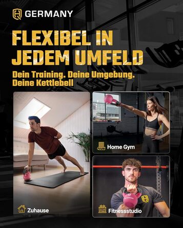 Гантель з неопрену HQ Germany® Vollguss 2-32 кг | Комплекти для початківців | Точність ваги ±2,0%