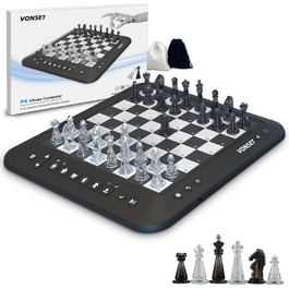 Електронна шахівниця P6 Smart Chess Board з LED, магнітне шахове комп'ютерне поле для дітей і дорослих