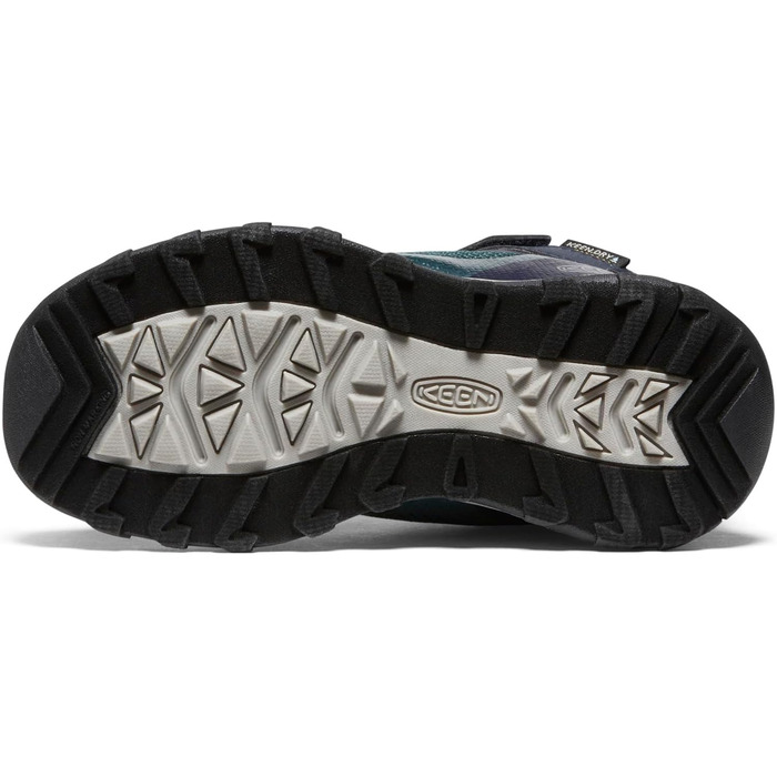 KEEN Wandero Mid - Водонепроникні дитячі черевики для туризму, Sky Captain Sea Moss, 35 EU