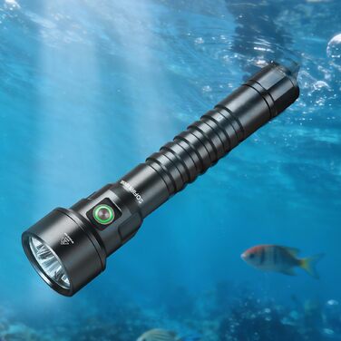 Ліхтарик підводний Sofirn SD09L 6800 люмен, LED, до 100м, з акумуляторами