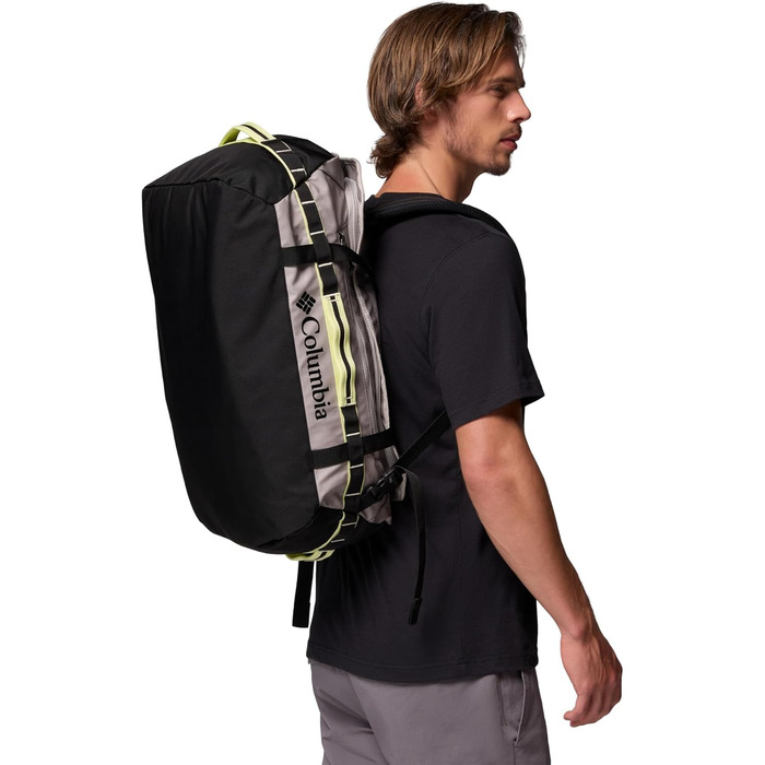 Спортивна сумка Columbia Landroamer 40L унісекс, сіра Flint Grey/Black/Citron Haze