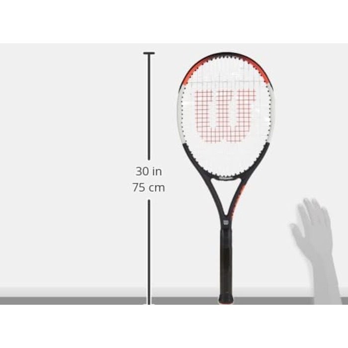 Тенісний корт Wilson Pro Staff Precision 100: карбон, баланс до рукоятки, 320 г, довжина 68.6 см, товщина ручки 4