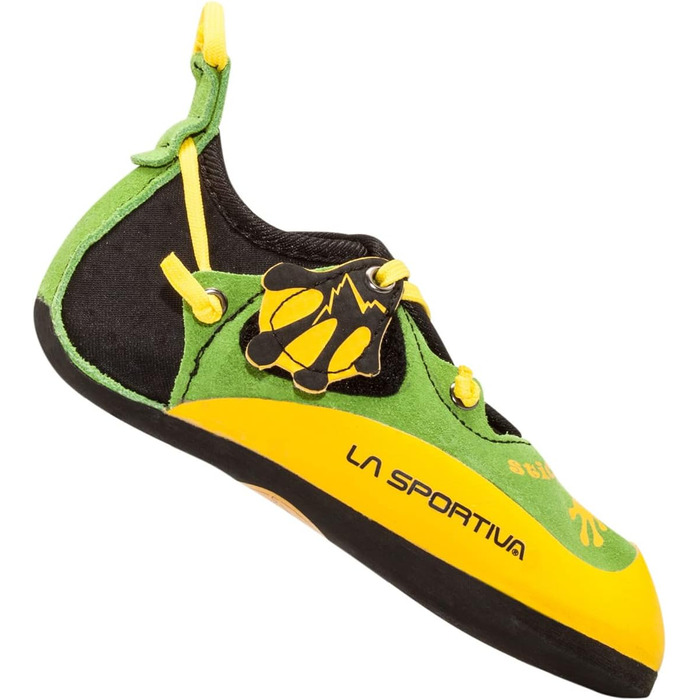 Дитячі скельні туфлі La Sportiva Stickit для боулдерингу, 32 EU, лаймово-зелений, жовтий