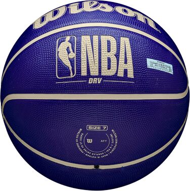 М'яч баскетбольний Wilson NBA DRV Outdoor - розміри 3, 5, 6, 7 (індиго/бежевий)