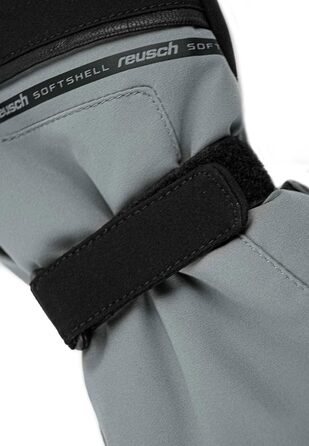 Унісекс лижні рукавички Reusch Morris Gore-Tex, водонепроникні, дихаючі, теплі, чоловічі, розмір 10.5, сірі-чорні