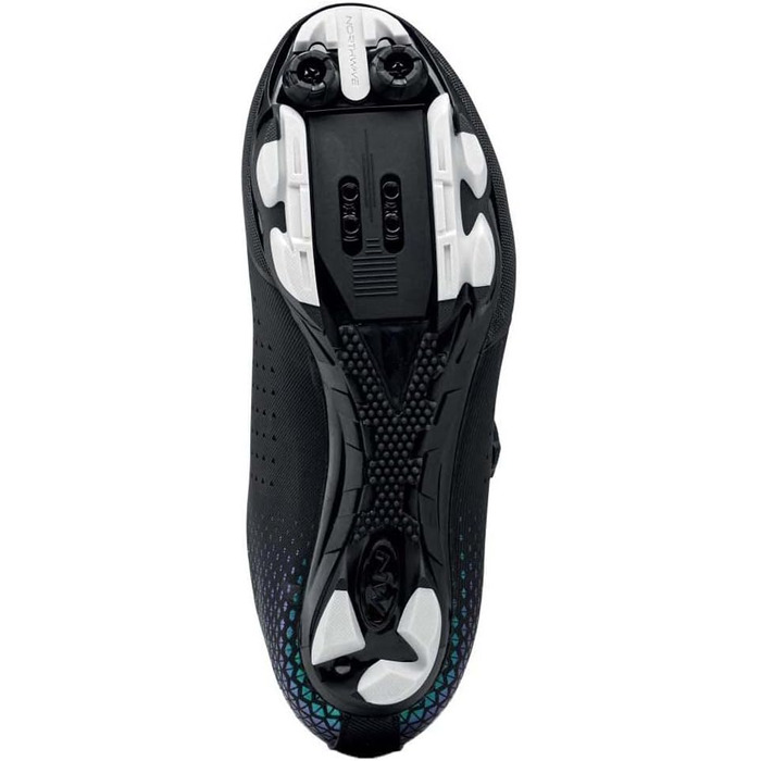 Жіночі шосейні велотуфлі Northwave Core Plus 2, чорний, іридесцентний, 37 EU