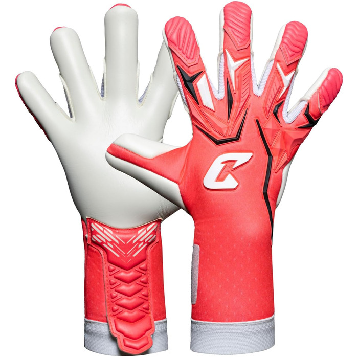 Воротарські рукавички CATCH&KEEP Profi для дорослих - максимальне зчеплення - преміум модель - футбольні воротарські рукавички з технологією Octopus Grip ViVor Crazy Orange 12