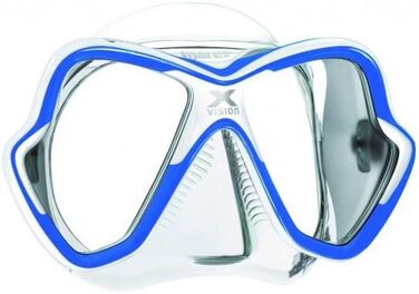 Комплект для підводного плавання Mares X-One, X-Vision, Sailor, блакитний, розмір 35-47 (L/XL, 44-47)