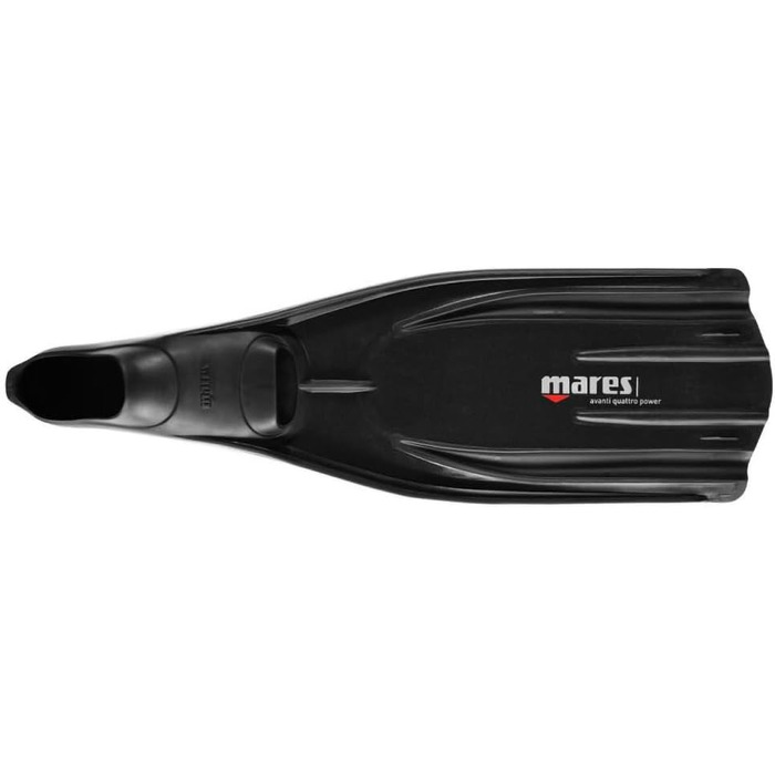Ласти Mares Avanti Quattro Power для плавання, закритий носок, чорні, розмір 40/41