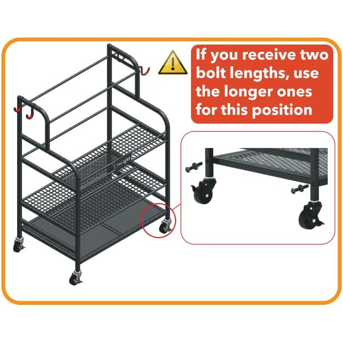 Організатор для домашнього спортзалу Yes4All, чорний - стелаж для зберігання