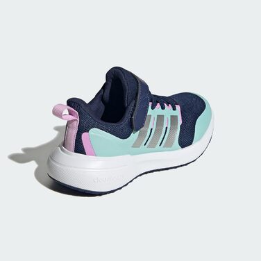 Дитячі кросівки Adidas Fortarun 2.0 для бігу, 29 EU, темно-синій, сріблястий, аква