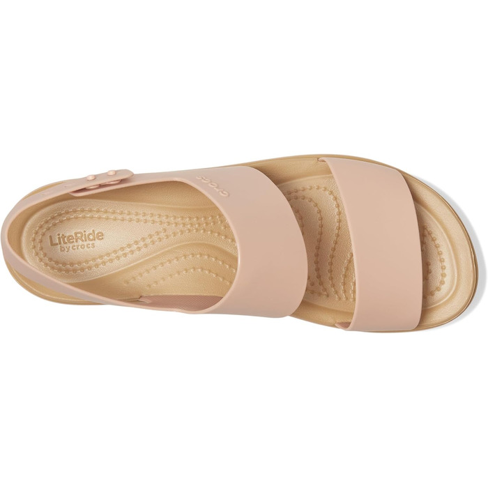 Чобочки Crocs Brooklyn Low Wedge для жінок (41/42 EU, Рожево-карамельний)