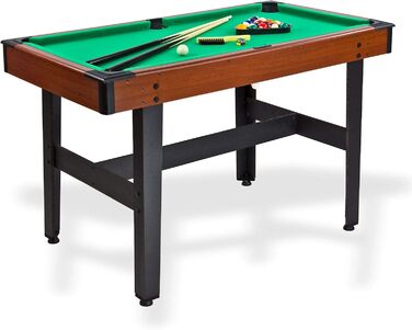 Більярдний стіл 123x67x79/81 см з києм, кулями та крейдою