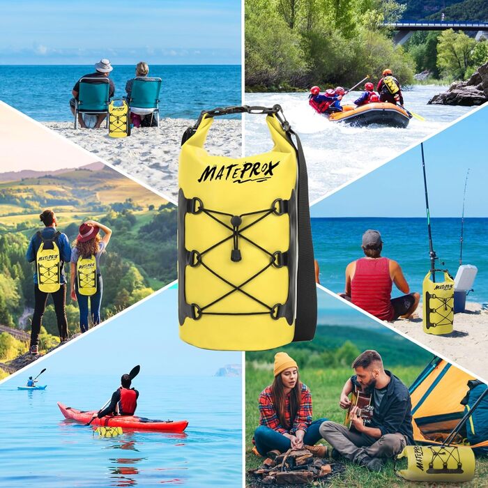 Водонепроникний мішок Dry Bag Mateprox 10L - міцний, надійний, для плавання, кемпінгу