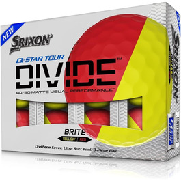 Гольф м'ячі Srixon Q-Star Tour Divide, двоколірні, преміум
