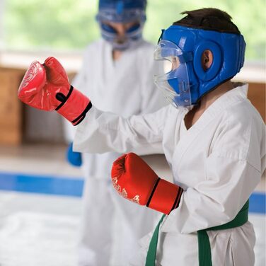 Дитячі боксерські рукавички для тренувань та спарингу, 6 oz, червоні